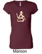 Ladies Yoga Shirt Body OM Longer Length Tee T-Shirt