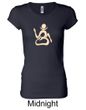Ladies Yoga Shirt Body OM Longer Length Tee T-Shirt