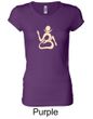 Ladies Yoga Shirt Body OM Longer Length Tee T-Shirt