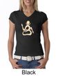 Ladies Yoga Shirt Body OM V-neck Tee T-Shirt