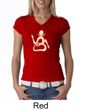 Ladies Yoga Shirt Body OM V-neck Tee T-Shirt