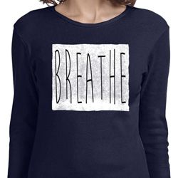 Ladies Yoga Shirt Breathe Long Sleeve Tee