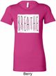 Ladies Yoga Shirt Breathe Longer Length Tee T-Shirt