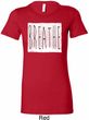 Ladies Yoga Shirt Breathe Longer Length Tee T-Shirt