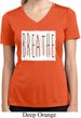 Ladies Yoga Shirt Breathe Moisture Wicking V-neck Tee T-Shirt