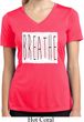 Ladies Yoga Shirt Breathe Moisture Wicking V-neck Tee T-Shirt