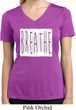 Ladies Yoga Shirt Breathe Moisture Wicking V-neck Tee T-Shirt