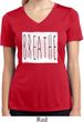 Ladies Yoga Shirt Breathe Moisture Wicking V-neck Tee T-Shirt