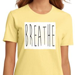 Ladies Yoga Shirt Breathe Organic Tee T-Shirt