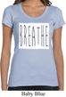 Ladies Yoga Shirt Breathe Scoop Neck Tee T-Shirt
