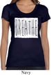 Ladies Yoga Shirt Breathe Scoop Neck Tee T-Shirt