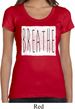 Ladies Yoga Shirt Breathe Scoop Neck Tee T-Shirt