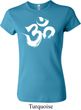 Ladies Yoga Shirt Brushstroke Aum Crewneck Tee T-Shirt