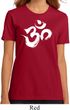 Ladies Yoga Shirt Brushstroke Aum Organic Tee T-Shirt