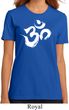 Ladies Yoga Shirt Brushstroke Aum Organic Tee T-Shirt