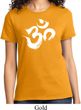 Ladies Yoga Shirt Brushstroke Aum Tee T-Shirt