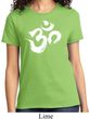 Ladies Yoga Shirt Brushstroke Aum Tee T-Shirt