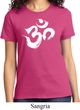 Ladies Yoga Shirt Brushstroke Aum Tee T-Shirt
