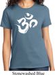 Ladies Yoga Shirt Brushstroke Aum Tee T-Shirt