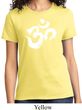 Ladies Yoga Shirt Brushstroke Aum Tee T-Shirt