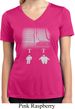 Ladies Yoga Shirt Choices Moisture Wicking V-neck Tee T-Shirt