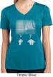 Ladies Yoga Shirt Choices Moisture Wicking V-neck Tee T-Shirt