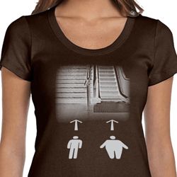 Ladies Yoga Shirt Choices Scoop Neck Tee T-Shirt Ladies Yoga Shirt Choices Scoop Neck Tee T-Shirt