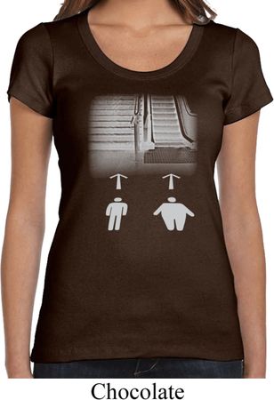 Ladies Yoga Shirt Choices Scoop Neck Tee T-Shirt