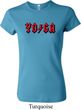Ladies Yoga Shirt Classic Rock Yoga Crewneck Tee T-Shirt