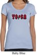 Ladies Yoga Shirt Classic Rock Yoga Scoop Neck Tee T-Shirt