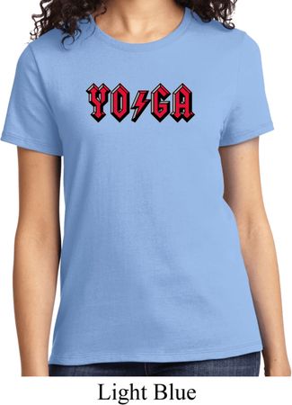 Ladies Yoga Shirt Classic Rock Yoga Tee T-Shirt