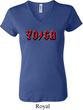 Ladies Yoga Shirt Classic Rock Yoga V-neck Tee T-Shirt