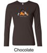 Ladies Yoga Shirt Copy Cat Long Sleeve Tee T-Shirt