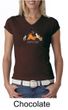 Ladies Yoga Shirt Copy Cat V-neck Tee T-Shirt