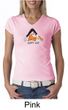 Ladies Yoga Shirt Copy Cat V-neck Tee T-Shirt