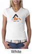 Ladies Yoga Shirt Copy Cat V-neck Tee T-Shirt