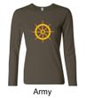 Ladies Yoga Shirt Dharma Long Sleeve Tee T-Shirt