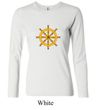 Ladies Yoga Shirt Dharma Long Sleeve Tee T-Shirt