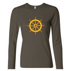 Ladies Yoga Shirt Dharma Long Sleeve Tee T-Shirt