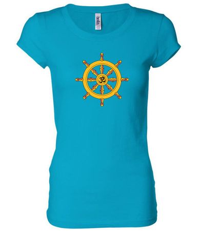 Ladies Yoga Shirt Dharma Longer Length Tee T-Shirt