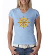 Ladies Yoga Shirt Dharma V-neck Tee T-Shirt