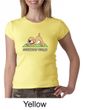 Ladies Yoga Shirt Downward Human Crewneck Tee T-Shirt