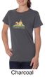 Ladies Yoga Shirt Downward Human Organic Tee T-Shirt