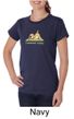 Ladies Yoga Shirt Downward Human Organic Tee T-Shirt
