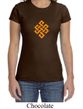 Ladies Yoga Shirt Endless Knot Crewneck Tee T-Shirt
