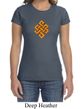 Ladies Yoga Shirt Endless Knot Crewneck Tee T-Shirt