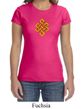 Ladies Yoga Shirt Endless Knot Crewneck Tee T-Shirt