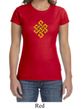 Ladies Yoga Shirt Endless Knot Crewneck Tee T-Shirt