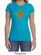 Ladies Yoga Shirt Endless Knot Crewneck Tee T-Shirt