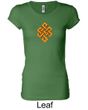 Ladies Yoga Shirt Endless Knot Longer Length Tee T-Shirt